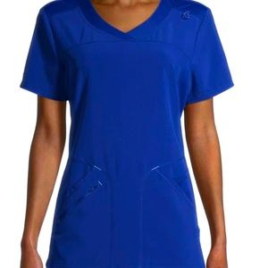 Blue scrub top. Gently used